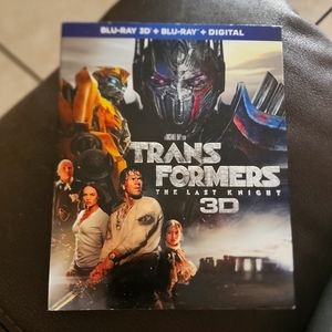 TRANSFORMERS THE LAST KNIGHT 3D BLU RAY